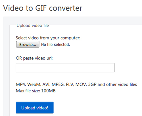 برنامج تحويل الفيديو إلى صور متحركة Gif أون لاين موقع للكمبيوتر وللموبايل موقع اسكتشات