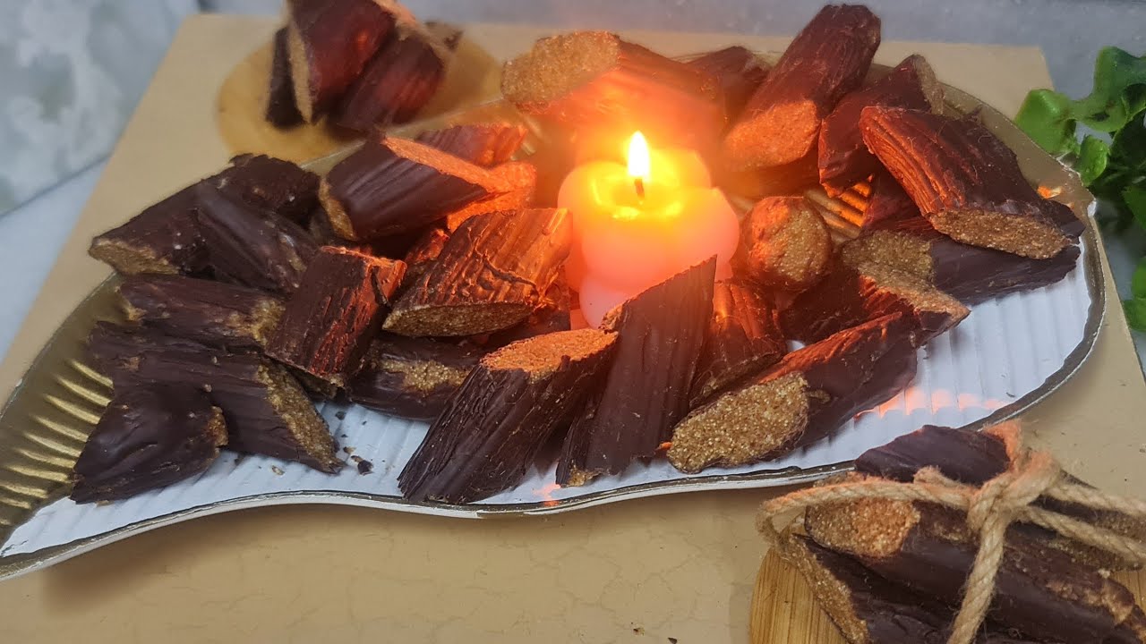 طريقة عمل حلا الحطب واللبن المكثف