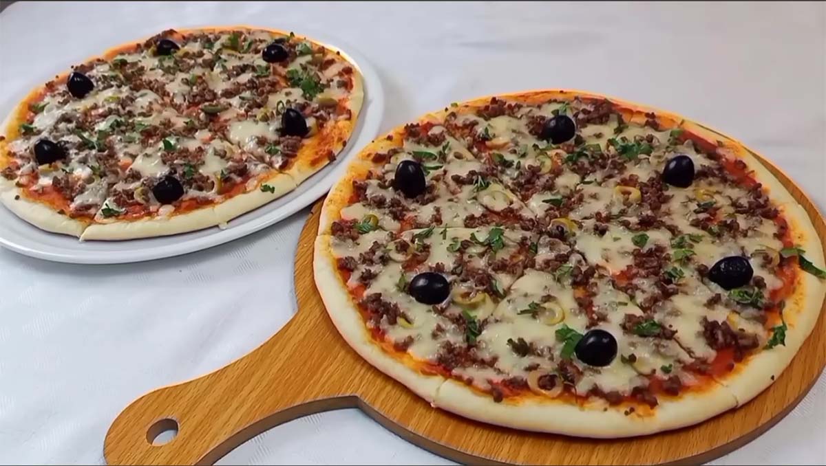بيتزا سهله وسريعه لشيف أم يارا