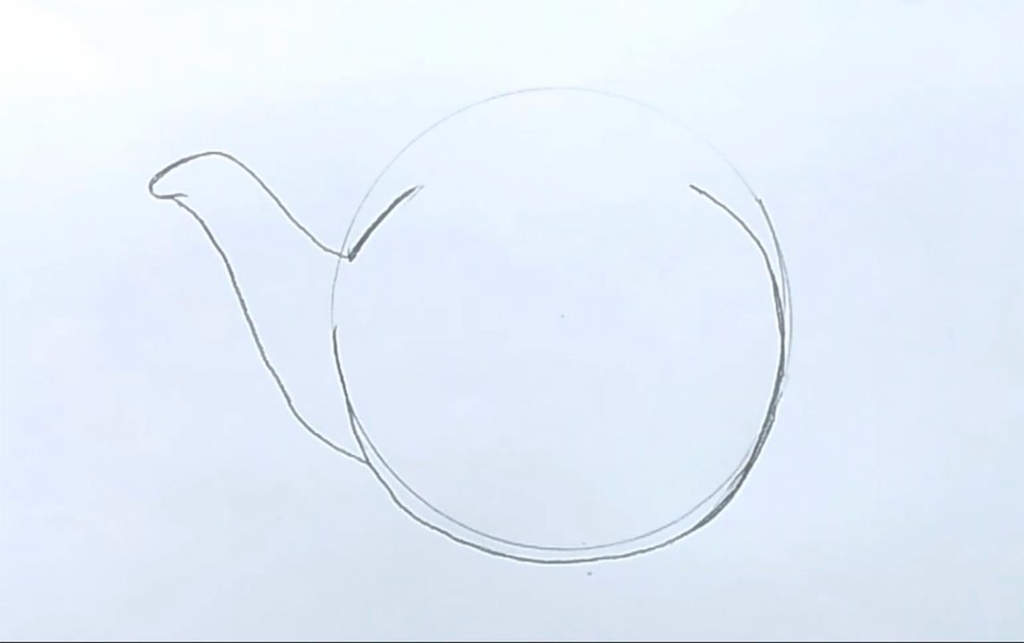 خطوات رسم البراد 