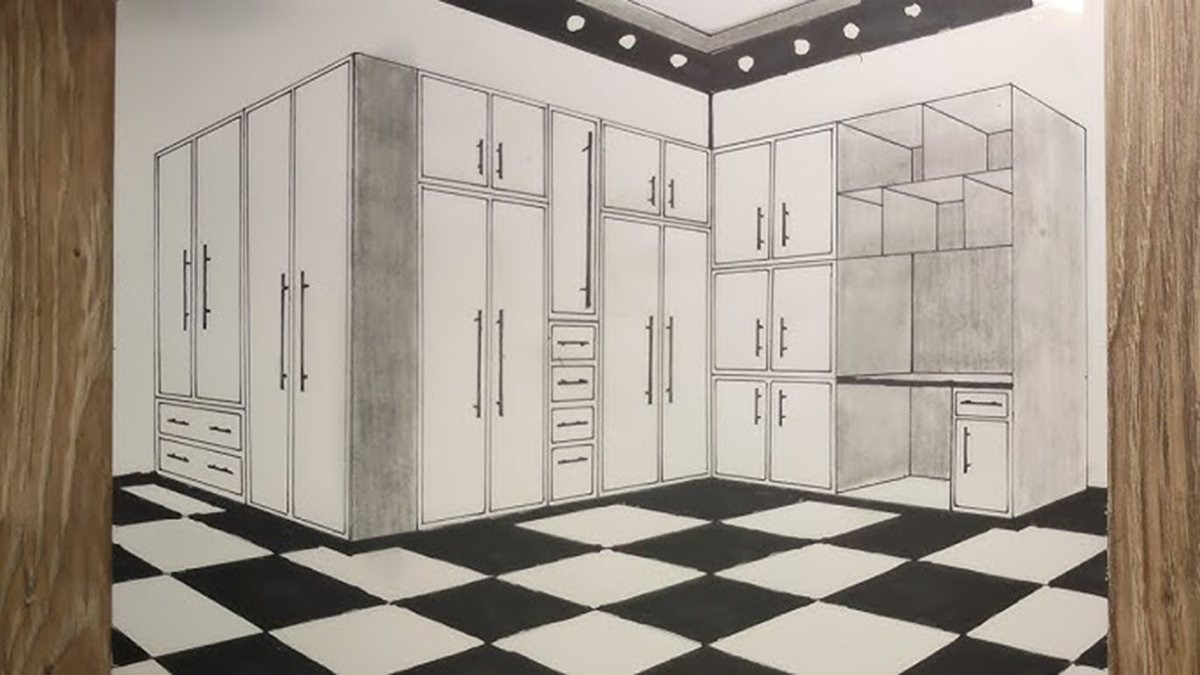 رسم الدولاب