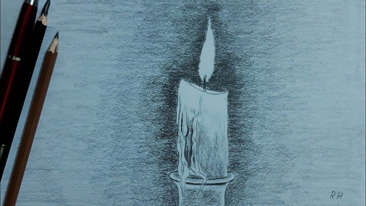 رسم الشمعة