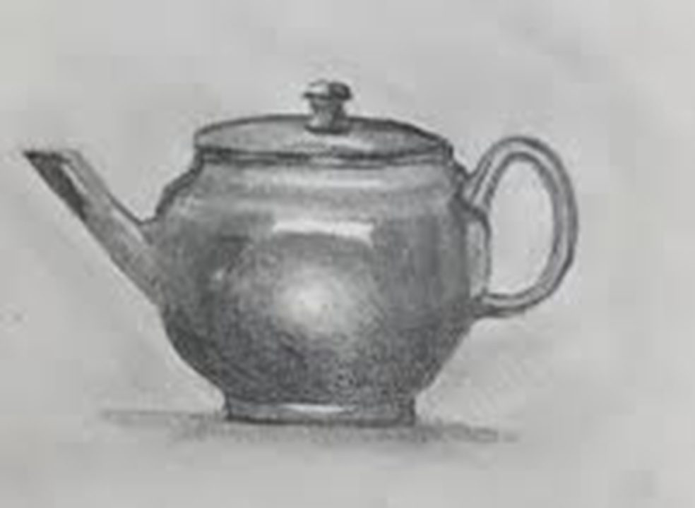 رسم براد الشاي