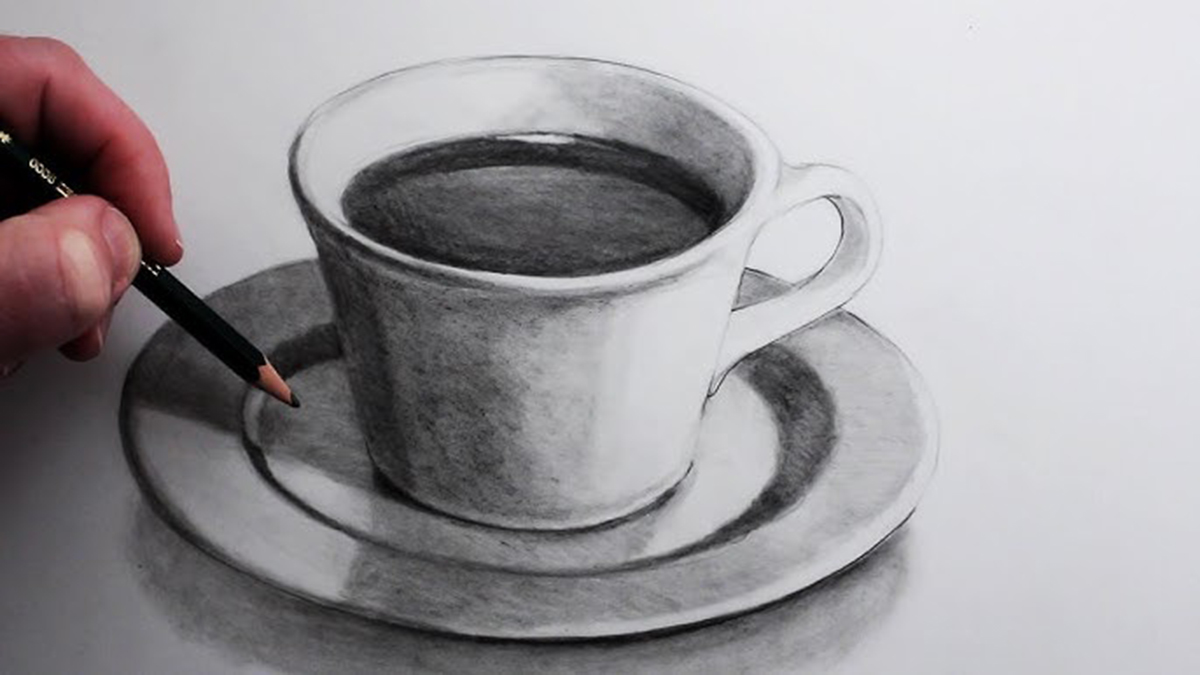 رسم الفنجان