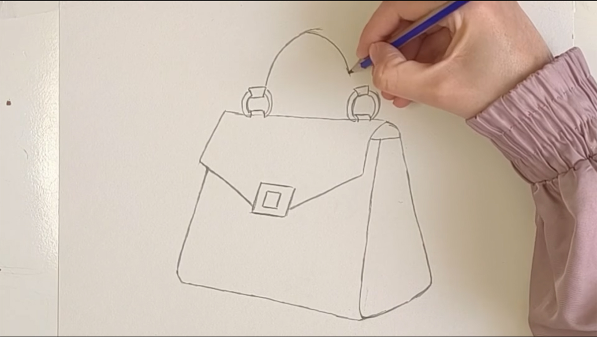 تعلم رسم الحقائب